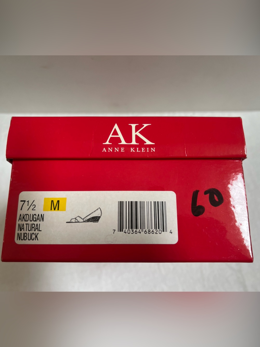 Anne Klein Women's AKDUGAN Wedge Heel Cream Natural Nubuck 7 1/2M Leather Upper - Picture 16 of 16